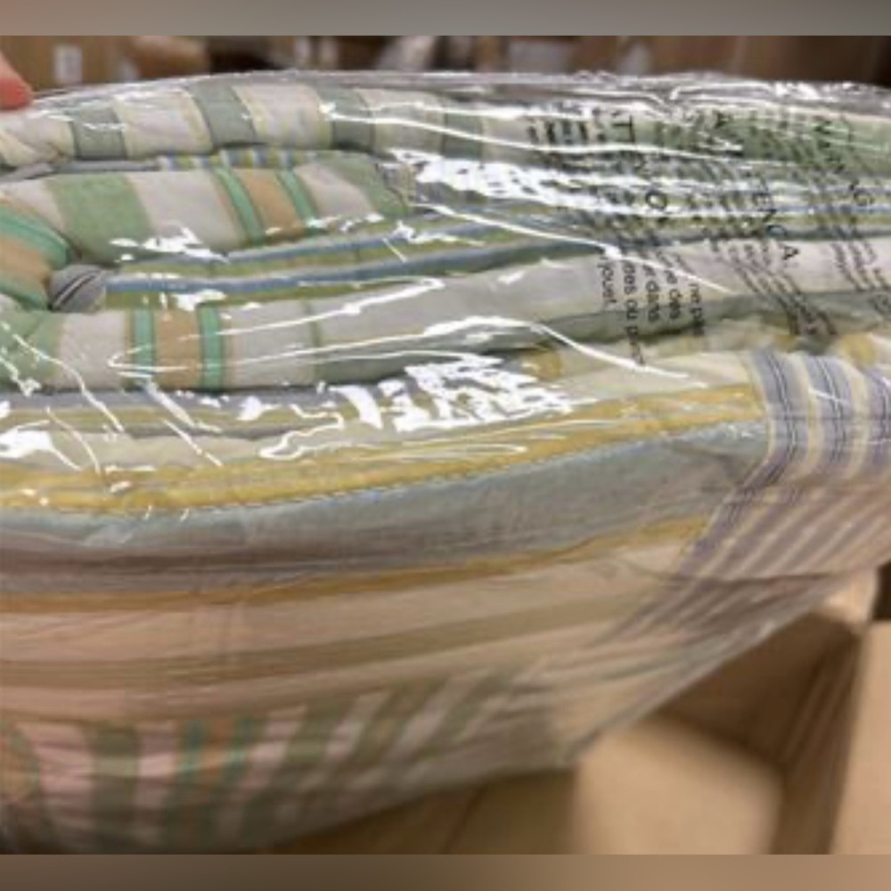 Cozy Line Spa Stripes Patchwork Quilt Bedding Set Twin - Picture 6 of 7